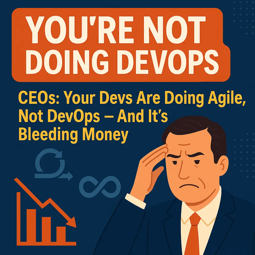 You’re Not Doing DevOps — And It’s Bleeding Money